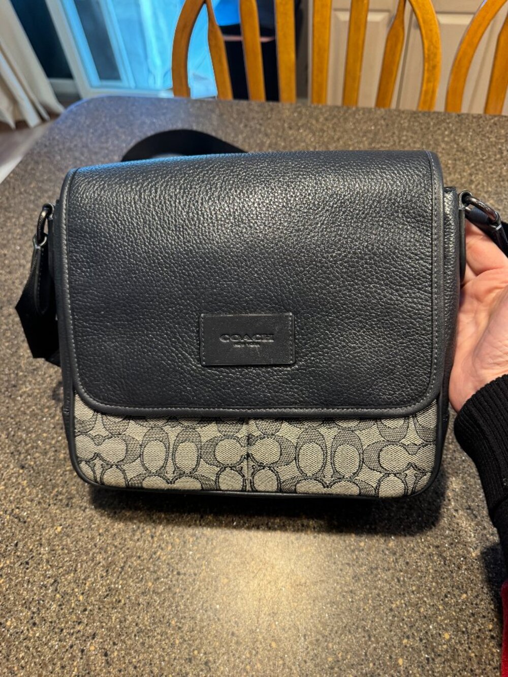 Coach Sprint Map Bag 25 In Signature Jacquard